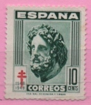 Stamps Spain -  Pro Tuberculos (Esculapio)