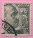 Stamps Spain -  General Franco