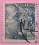 Stamps Spain -  General Franco