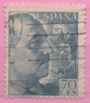 Stamps Spain -  General Franco