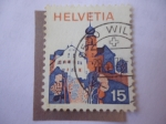 Stamps Switzerland -  Werthenstein (Luzem)