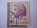 Stamps Switzerland -  Johann Heinrich Pestalazzi (1746-1827) Educador.