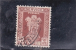 Stamps India -  COLUMNA DE ASOKA-SERVICE