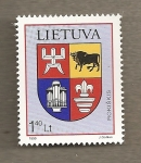 Stamps : Europe : Lithuania :  Escudo de Roskiskis