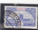 Sellos de Asia - Pakist�n -  edificio-service