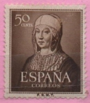 Stamps : Europe : Spain :  Isabel l´Catolica