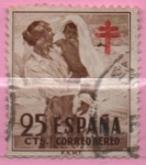 Stamps Spain -  Pro Tuberculos (Despues del baño)