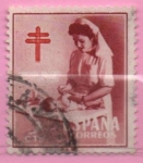 Stamps Spain -  Pro Tuberculos (Enfermera puericultura)