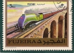 Stamps United Arab Emirates -  tren