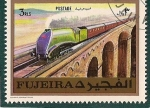Sellos de Asia - Emiratos rabes Unidos -  tren