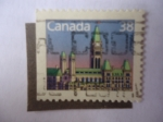 Stamps Canada -  Edificio Gubernamental - Parlamento.