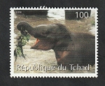 Sellos de Africa - Chad -  Elefante