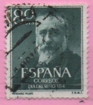 Stamps Spain -  Marcelino Mendez Pelayo