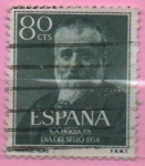 Stamps Spain -  Marcelino Mendez Pelayo