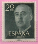 Stamps Spain -  General Franco