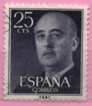 Stamps Spain -  General Franco