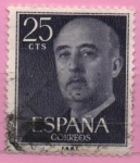 Stamps Spain -  General Franco