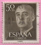 Stamps Spain -  General Franco