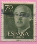 Stamps Spain -  General Franco