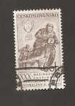 Stamps Czechoslovakia -  30 Campeonato de trial a 6