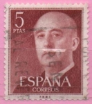 Stamps Spain -  General Franco