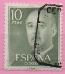 Stamps Spain -  General Franco