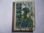 Stamps France -  Armisticio-Día de Armisticio en Francia- Primera Guerra Mundial. 40 Aniversario.
