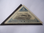 Stamps : Africa : Mozambique :  Beira - Avión sobre Beira - Ignauguración del Correo A+ero - Emisión Conmemorativa.