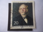 Stamps Germany -  Theodor Fontane (1819-1898) 150 Aniversario de su Nacimiento