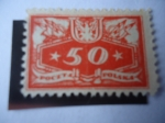 Stamps Poland -  Sello Oficial 1920 - Valor Nominal Inferior - Escudo de Armas.