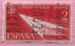 Stamps Spain -  alegoria (Flecha de papel)