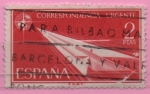 Stamps Spain -  alegoria (Flecha de papel)