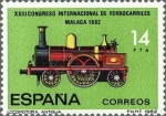 Stamps Spain -  2671 - XXIII Congreso Internacional de Ferrocarriles - Locomotora 111