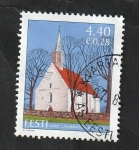Sellos del Mundo : Europa : Estonia : 529 - Iglesia Saint Laurent de Noo