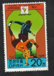 Stamps North Korea -  Mundial de fútbol Uruguay 1930