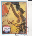 Stamps : America : Paraguay :  LIBERTAD GUIADA DEL PUEBLO BICENTENARIO DE LA REVOLUCIÓN FRANCESA 
