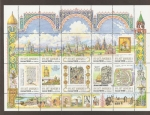 Stamps Russia -  Torres y murallas del Kremlin