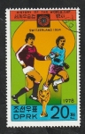 Stamps North Korea -  Mundial de fútbol Suiza 1954