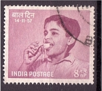 Stamps India -  serie- Derechos basicos de los niños