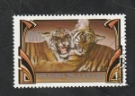 Stamps North Korea -  Tigres