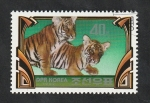Stamps North Korea -  Tigres
