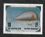 Sellos de Asia - Corea del norte -  200 Anivº del primer vuelo en globo dirigible