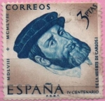 Stamps Spain -  Retrato d´Ticiano
