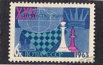 Stamps Russia -  Ajedrez