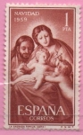 Stamps : Europe : Spain :  Navidad (Sagrada Familia)