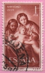 Stamps Spain -  Navidad (Sagrada Familia)