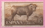 Stamps Spain -  Fiesta Nacional Tauromaquia (Toro d´Lidia)