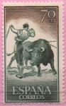 Stamps Spain -  Fiesta Nacional Tauromaquia (Banderillas)