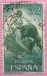 Stamps Spain -  Fiesta Nacional Tauromaquia (Derechazo)