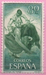 Stamps Spain -  Fiesta Nacional Tauromaquia (Derechazo)